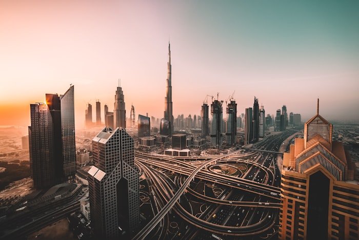 Dubai skyline apartments