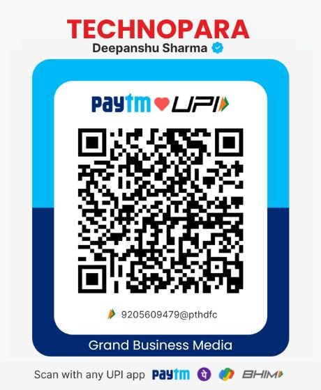 UPI QR Code for Technopara - Grand Business Media