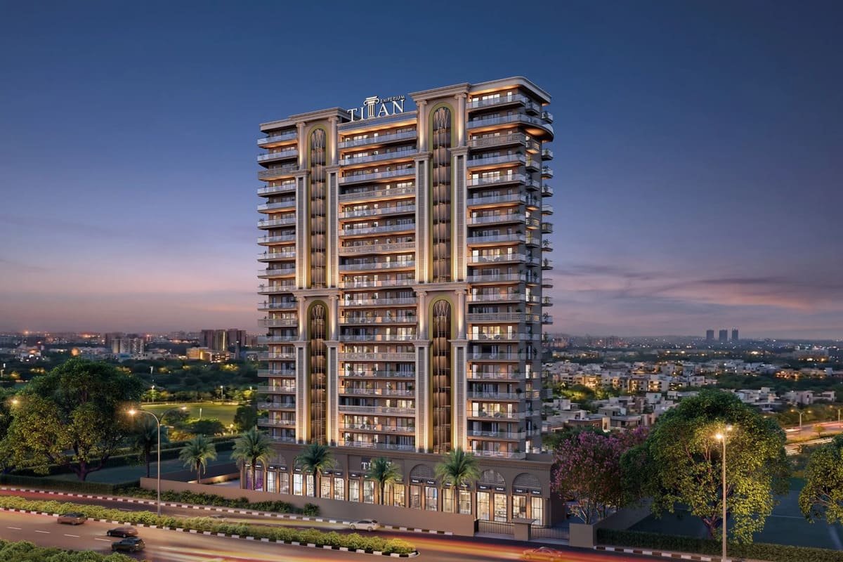 Emperium Titans tower render, Gurgaon